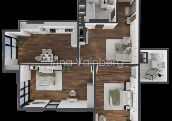 Apartament modern cu 2 camere în sectorul Ciocana6