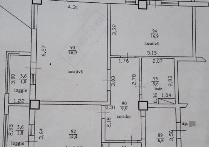 Vinzare Apartament 88,10 mp/2 Locuri de Parcare Subterane 24 mp - Pret Total 175. 900 €!!!3