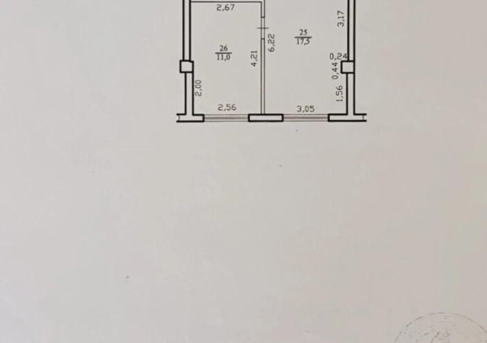 Se vinde apartament cu 1 camera + living, amplasat în sec. Râșcani, pe str. Andrei Saharov.6