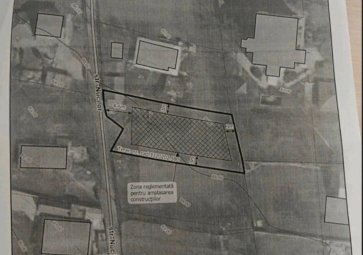 Teren pentru constructie 6 ari. Com. Budesti, str. Nucilor!!!1