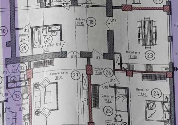 Bloc Nou! Artex! Sec. Râșcani, str. Tudor Vladimirescu, 3 camere + living! Varianta Alba! Parc!!!4