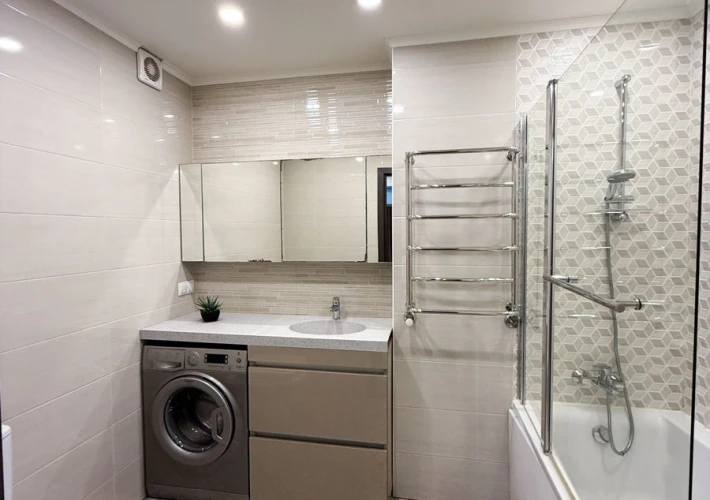 Bloc Nou! Inamstro. Parc! Sec. Riscani, str. Alecu Russo! Apartament cu 2 camere. Euroreparatie. Mobilat Complet!!!8