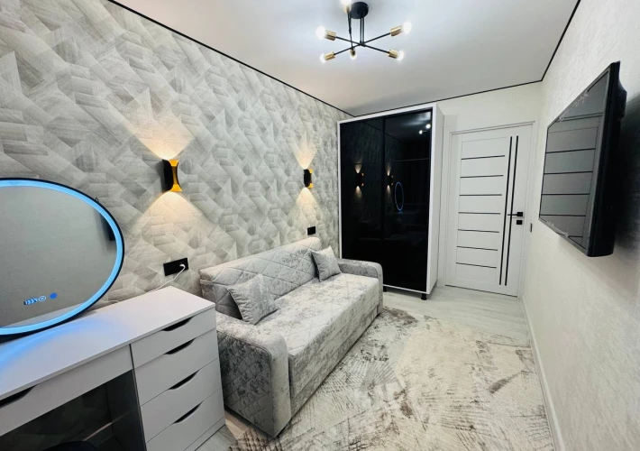 Parc Avgan! Sec. Riscani, str. Alecu Russo. 2 camere + living. Euroreparatie!!!6