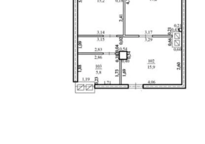 Bloc Nou! Ecovzor în complexul Premium Residence! Sec. Riscani, Posta Veche, str. Iazului. 1 camera. Varianta Alba!!!2