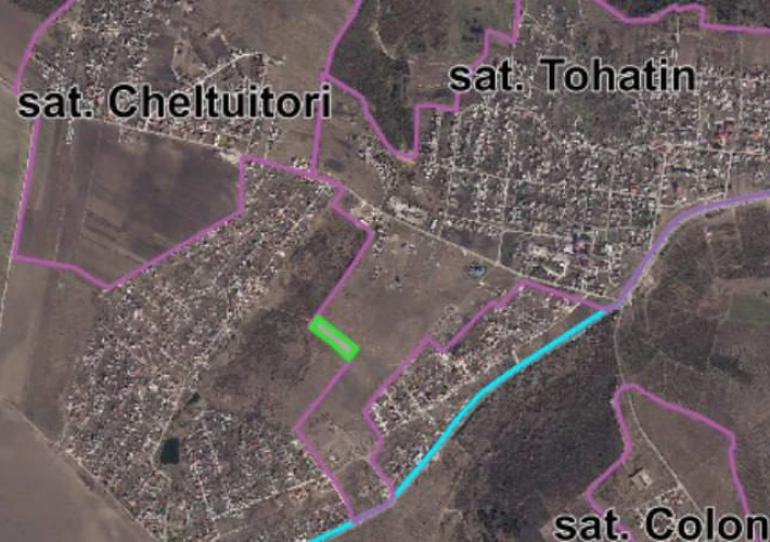 Teren Agricol cu o suprafață totală de 0,7083 ari amplasat in Mun. Chisinau, com.Tohatin!!!1