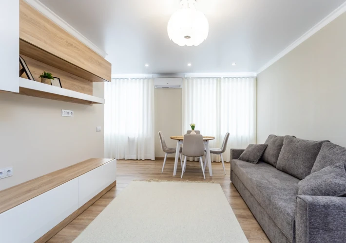 Apartament modern cu 2 dormitoare și living spațios, reparație nouă, complet mobilat – zonă dezvoltată, posibil credit ipotecar1