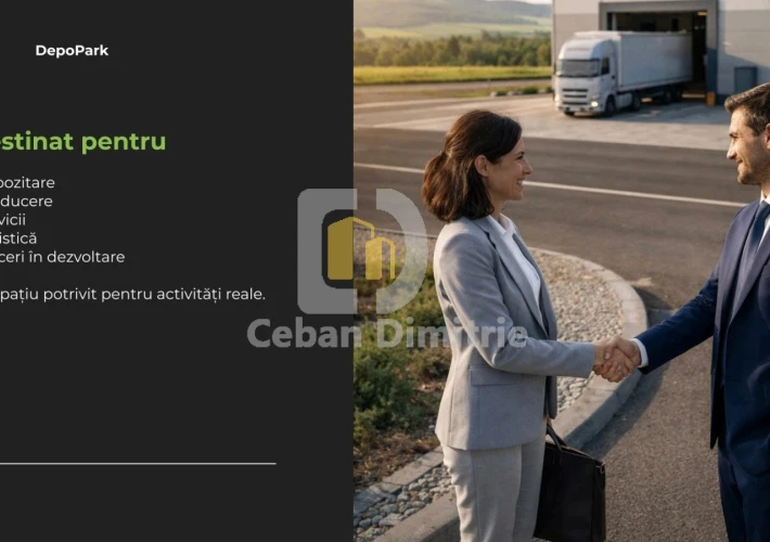 Terenuri în parc industrial organizat | DepoPark | Zonă Uzinelor | de la 3 ari7