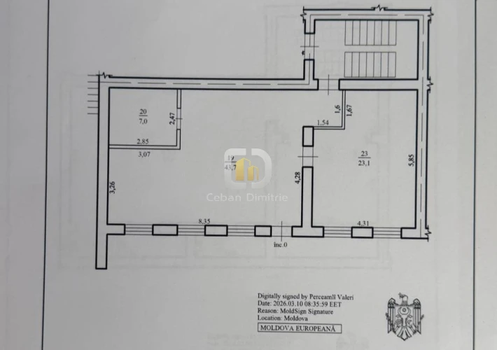 Spațiu comercial de închiriat – Centru, str. Alexandru cel Bun 987