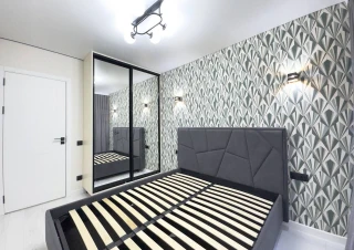 Sec. Riscani, str. Andrei Doga! Apartament cu 2 camere + living! Euroreparatie! Mobilat Complet! Parc!!!13