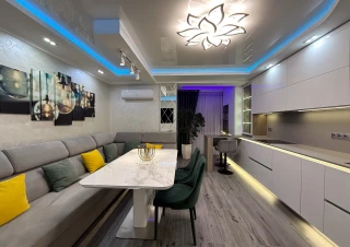 Horus Paradise! str. Albisoara, sec. Râșcani, 2 camera + Living. Design Individual! Euroreparație! Mobilat! Priveliste Superba!!!5