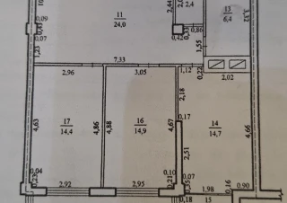 Bloc Nou! Ecovzor în complexul Premium Residence! Sec. Riscani, Posta Veche, str. Iazului. 2 camere + living. Varianta Alba! Priveliste Panoramica!!!4