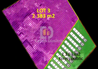 Vânzare teren, pentru construcții, 23.83 ari1