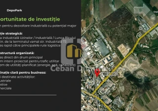 Terenuri în parc industrial organizat | DepoPark | Zonă Uzinelor | de la 3 ari2