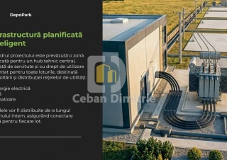 Terenuri în parc industrial organizat | DepoPark | Zonă Uzinelor | de la 3 ari10