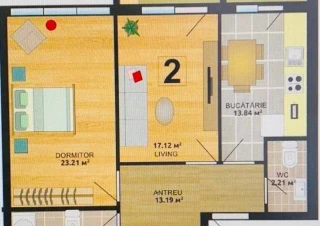 Bloc Nou! Horus! str. Florilor, sector Rîșcani, 2 camere. Varianta Albă!!!2