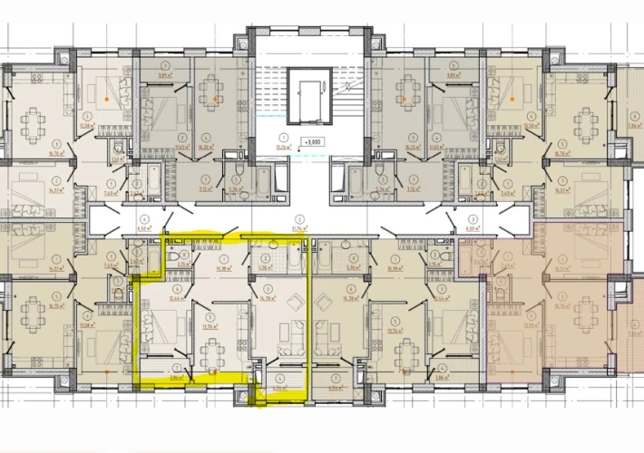 Apartament 2 camere – Metropolis City, Botanica4