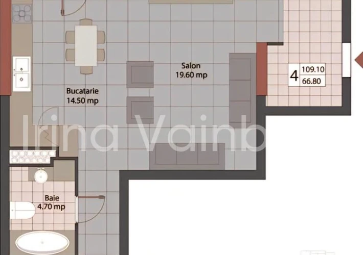 Apartament în complex Sky House Dimineții.3