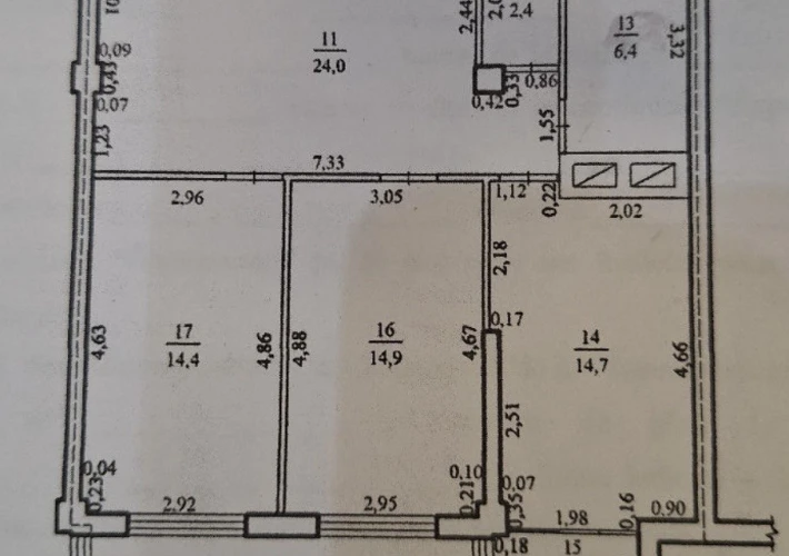 Bloc Nou! Ecovzor în complexul Premium Residence! Sec. Riscani, Posta Veche, str. Iazului. 2 camere + living. Varianta Alba! Priveliste Panoramica!!!4