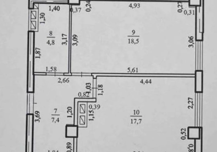 Bloc Nou! Inamstro! Sec. Râșcani, str. Aleco Russo. Disponibil 2 Apartamente cu 1 odaie si 3 camere! Varianta Alba!!!2