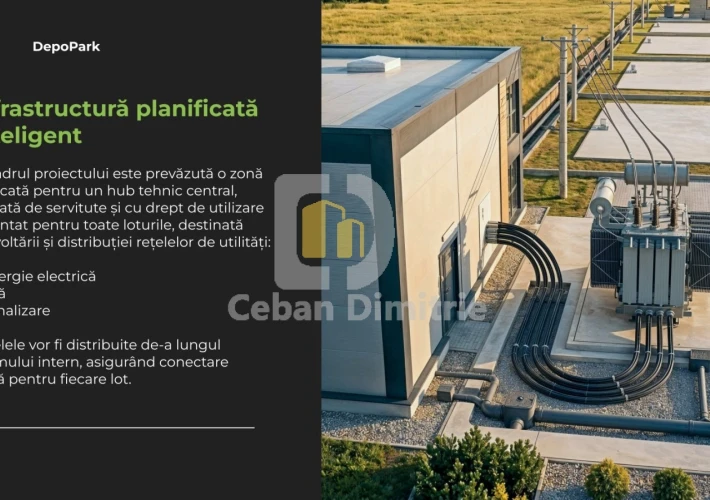 Terenuri în parc industrial organizat | DepoPark | Zonă Uzinelor | de la 3 ari10