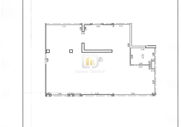 VÂNZARE | PARTER | 138,9 m² | OPEN SPACE | GEAMURI PANORAMICE | PRIMA LINIE7