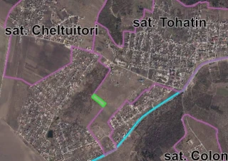 Teren Agricol cu o suprafață totală de 0,7083 ari amplasat in Mun. Chisinau, com.Tohatin!!!1