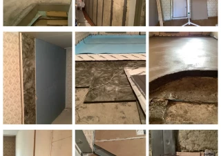 1 cameră + living, izolație fonică / termică, reparație proaspătă6