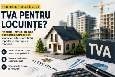 Ministerul Finanțelor propune eliminarea scutirii de TVA pentru locuințe. Ce efecte ar putea avea asupra pieței imobiliare